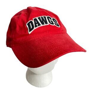 Georgia Bulldogs Dawgs Baseball Hat Red Vintage US Granite Cap USA Collegiate